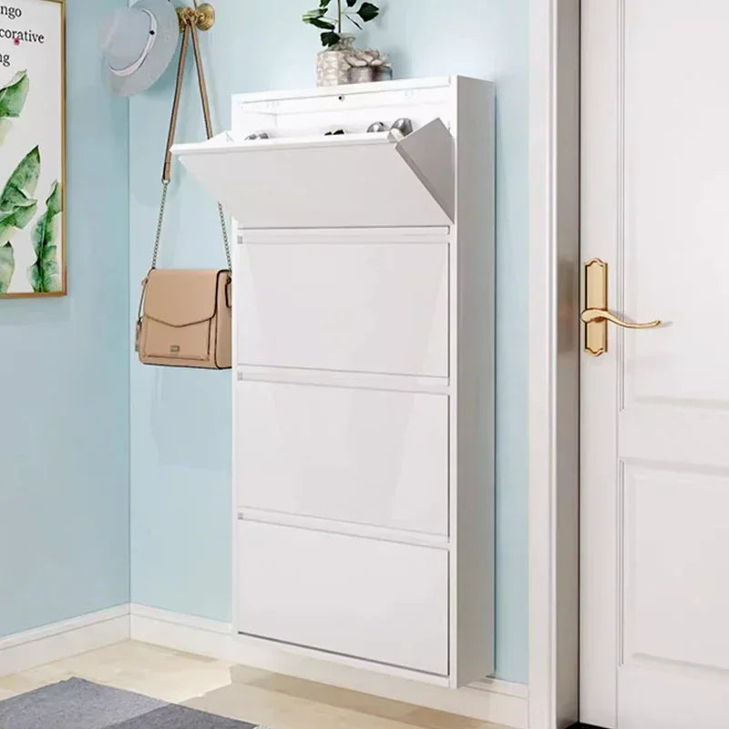 modern wooden shoe rack for stylish indoor storage