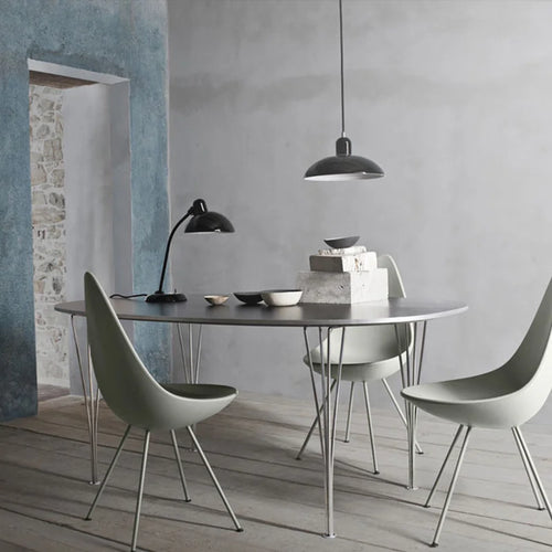 Modern minimalist industrial kaiser style LED chandelier - vue 4 sur 9