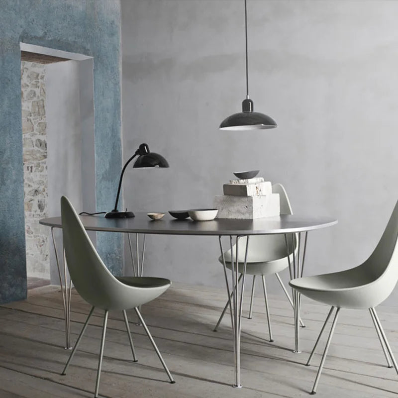 Modern minimalist industrial style chandelier for café and bar - vue 3 sur 9