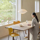 Adjustable height nordic glass art deco pendant light