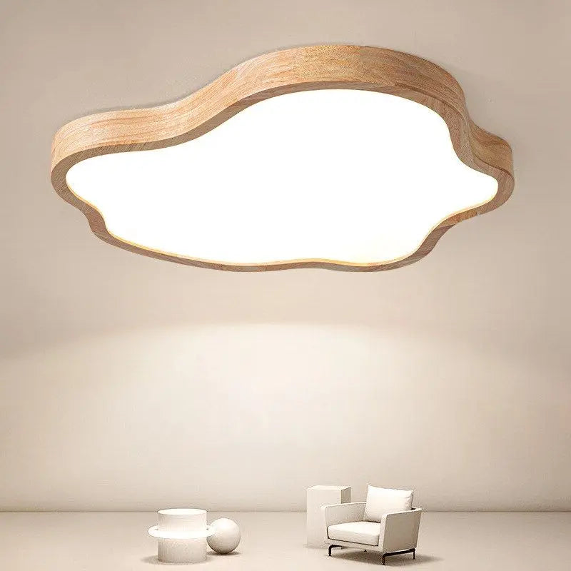 Nordic wooden LED cloud ceiling light modern decorative lighting
