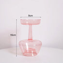 Vintage glass candle holder for weddings and romantic dinners