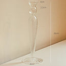 Clear glass candleholder modern nordic home decor