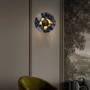Natural marble and gold metal LED wall light ambient lighting 3000k