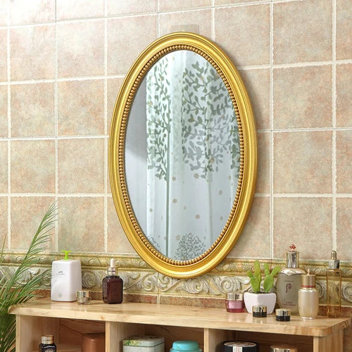 Nordic oval decorative mirrors hanging in macrame - vue 9 sur 12