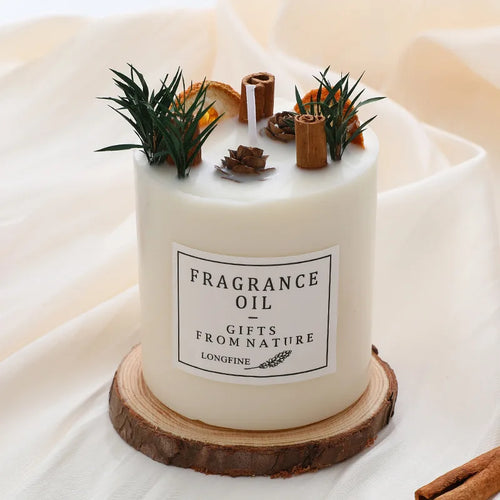 romantic scented soy wax candles with dried flowers - vue 11 sur 10