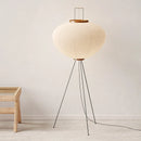 Vintage Japanese wabi sabi handmade floor lamp