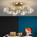 Modern crystal glass chandelier for interior decor