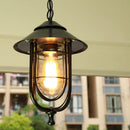 Retro outdoor chandelier for garden and outdoor spaces