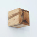 Modern simple wood and resin wall light
