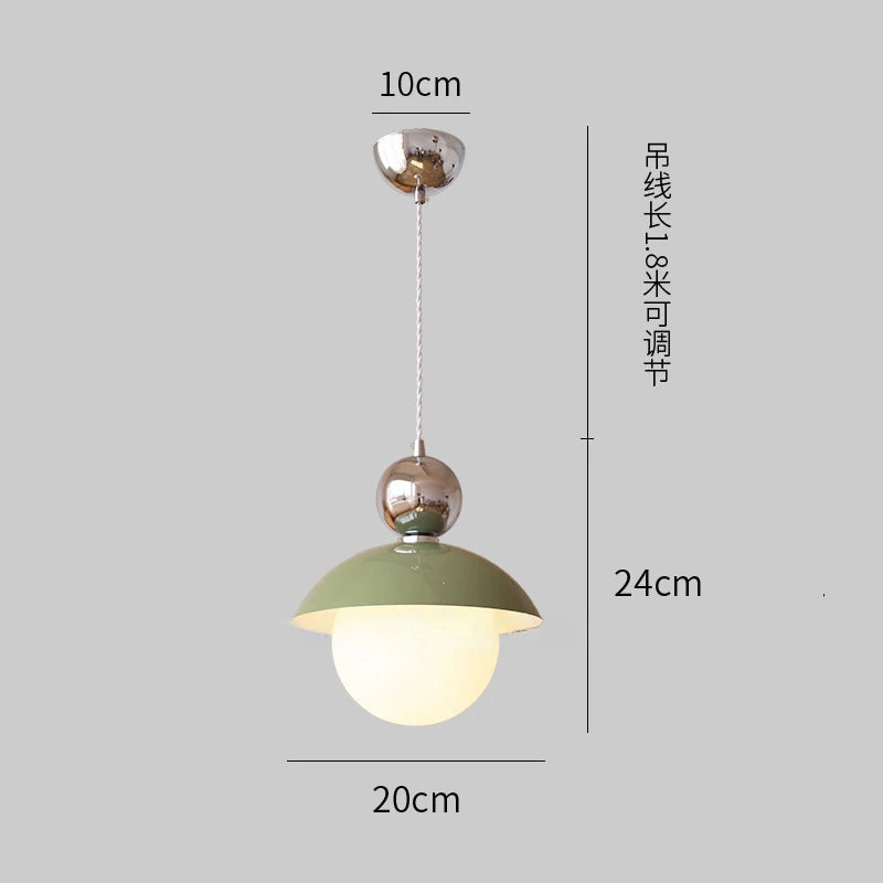 Elegant glass ball chandelier for modern interiors