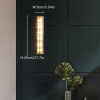 Modern Italian style glass LED wall light luxury