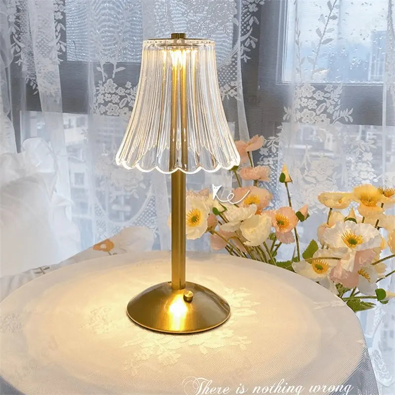 Wireless touch LED table lamp