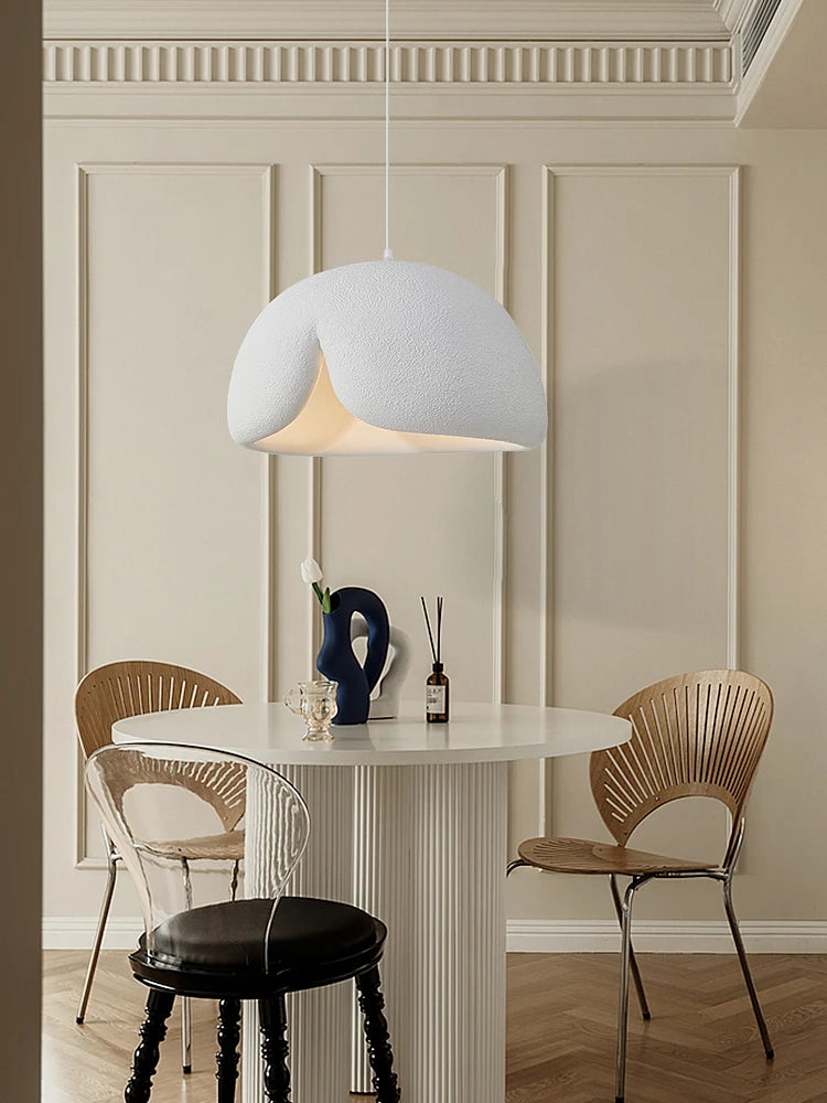 Minimalist nordic wabi sabi LED pendant chandelier for loft decor