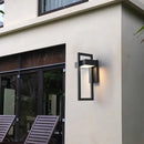 Geometric metal outdoor wall light IP65 waterproof