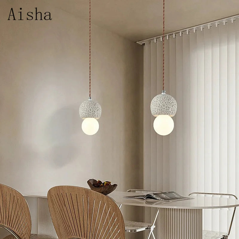 Wabi-sabi pendant light nordic creative design for interiors