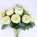 Artificial silk rose bouquet for home decoration