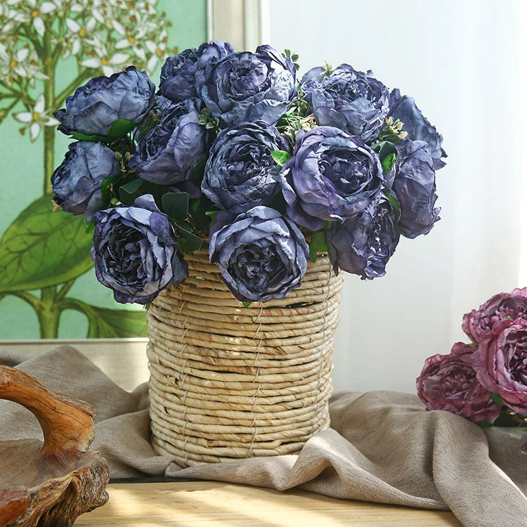 Artificial peony bouquet for decoration and photography - vue 3 sur 11