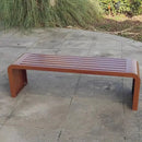 outdoor park with bench for public spaces and leisure