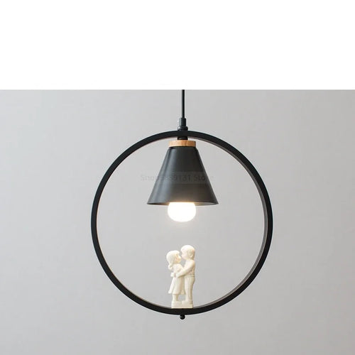 Modern Nordic pendant light with LED bird pendant - vue 11 sur 16