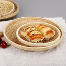 Bamboo bread basket for snacks and fruit