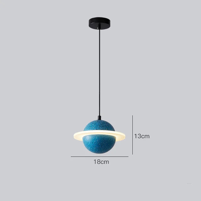 Designer concrete pendant light for a modern and elegant interior