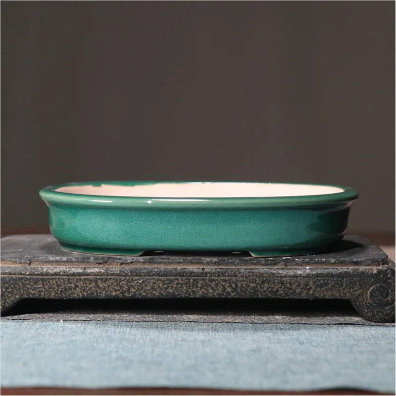 round sand flower pot for retro bonsai and succulents