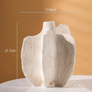 ceramic vase abstract craft for floral decoration