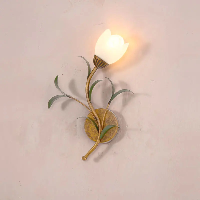 Antique iron wall light American retro style for hotel projects - vue 3 sur 12