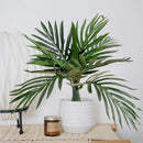 Artificial tropical palm tree in pot for indoor and outdoor decoration