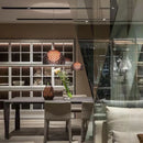 Italian designer pendant light with openwork for modern interiors