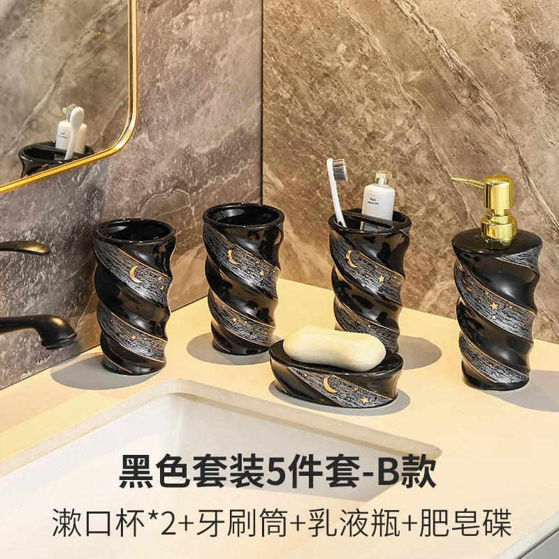 ceramic star moon spiral rinse bottle - vue 17 sur 17
