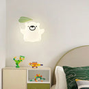 Children's cartoon wall light with optional remote control
