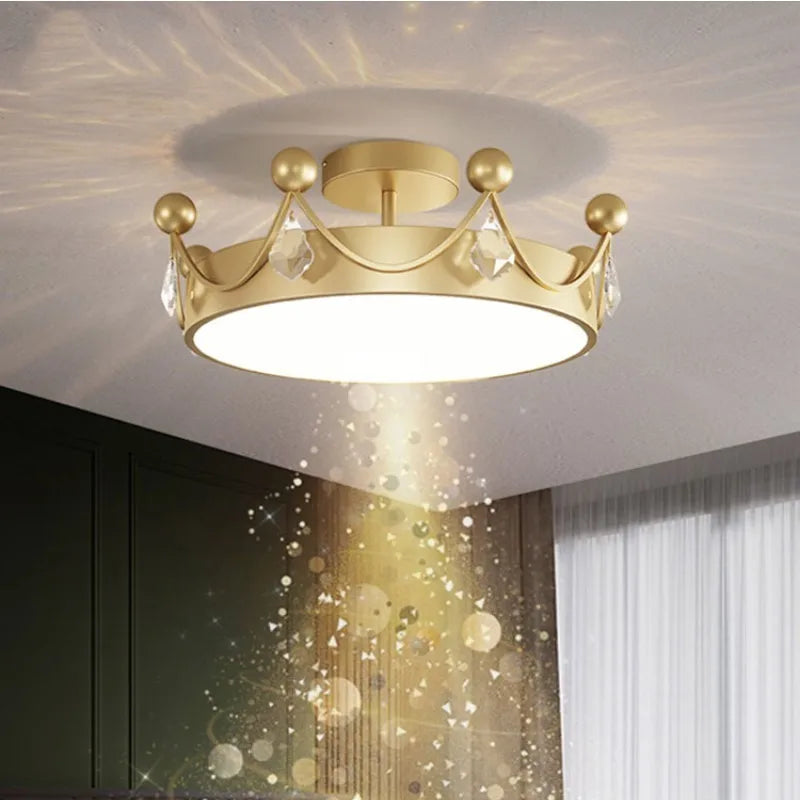 Minimalist Scandinavian luxury crystal ceiling light