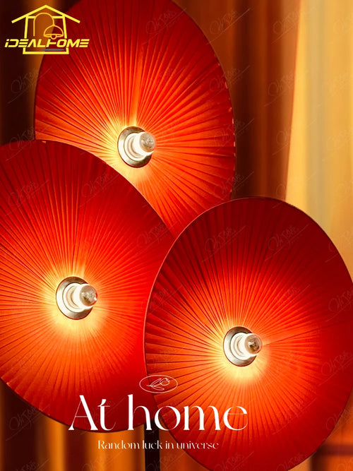Medieval style LED floor lamp with fan, wabi-sabi ambience - vue 6 sur 8