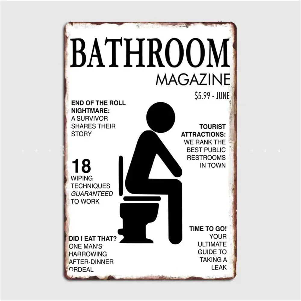 retro metal sign for fun wall decor - vue 19 sur 38