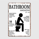retro metal sign for fun wall decor