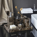 natural marble bathroom accessories luxury set