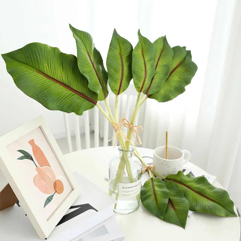 Artificial palm calla plants for indoor and garden decoration