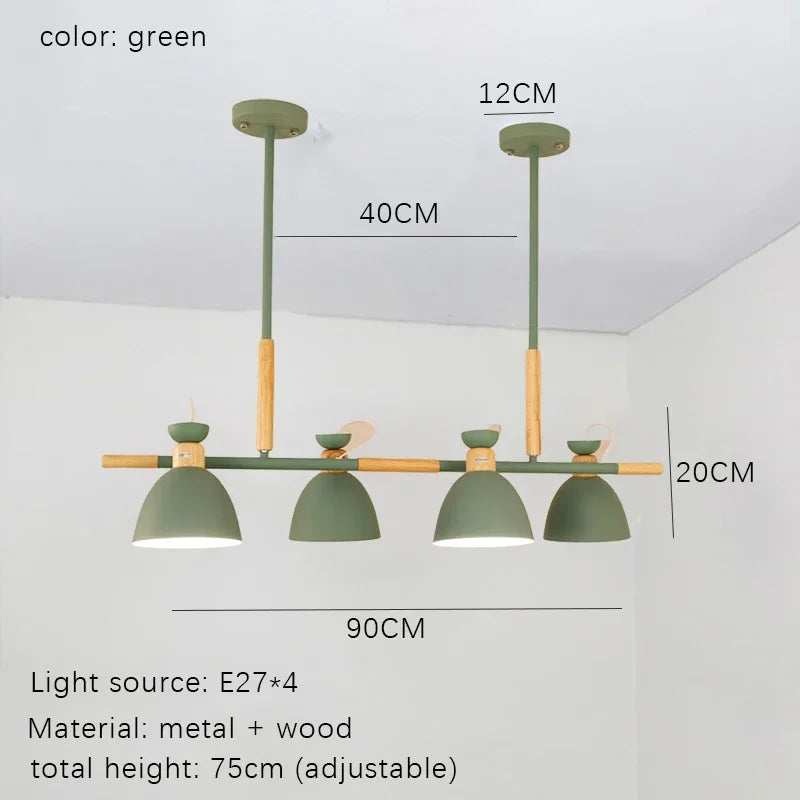 Nordic wooden designer chandelier for modern interiors