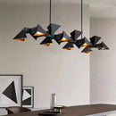 Modern decorative black metal designer chandelier for indoor use
