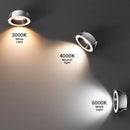 Designer recessed spotlight for modern indoor lighting