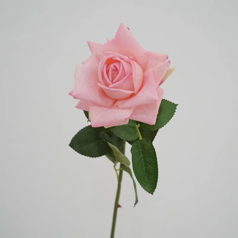 Artificial latex rose branch for decoration and gifts - vue 10 sur 11