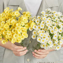 60 artificial daisy heads for versatile decorations