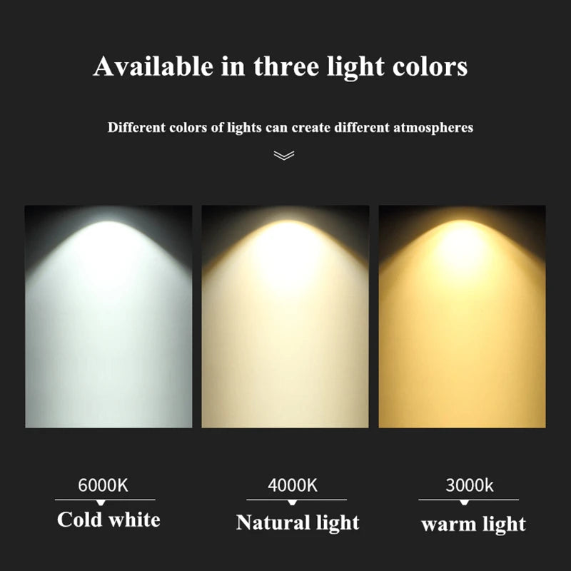 Square dimmable COB LED surface ceiling spotlight for indoor use - vue 5 sur 5