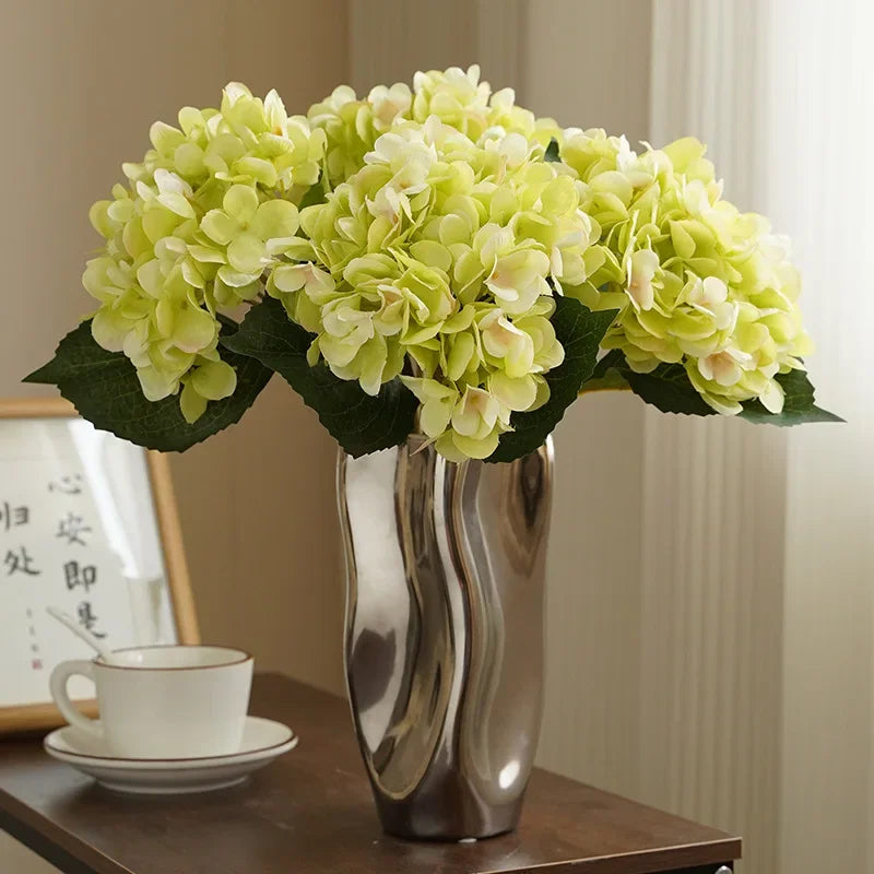 artificial hydrangea flowers for elegant and durable decoration