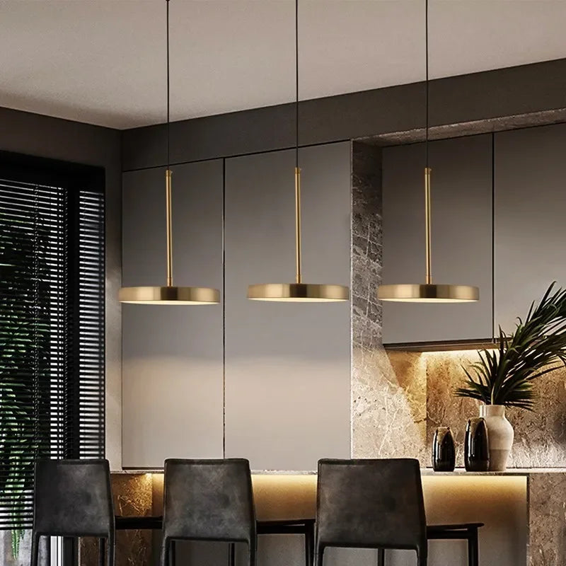 Multicolour LED pendant light for modern indoor lighting