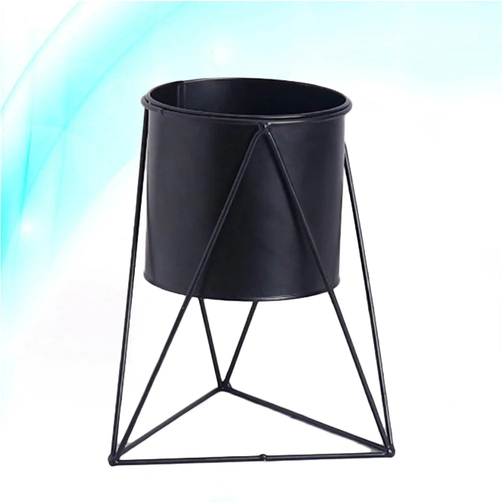 simple metal indoor flower pot stand - vue 3 sur 6