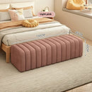 modern design shoe bench with soft and comfortable footrest