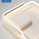 Modern LED ring ceiling lamp for indoors